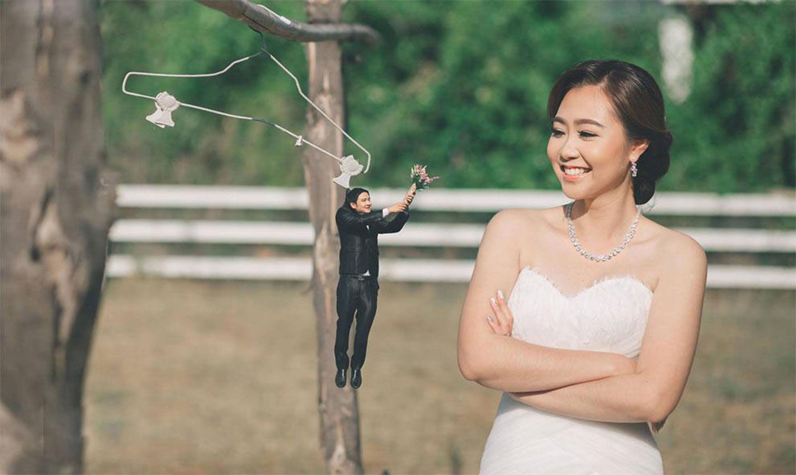 泰国最流行的“小人”创意结婚照，每张都很唯美！