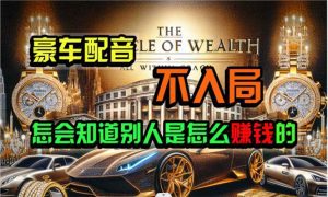 炫富神器，简单无脑粘贴复制，闷声发财，当天见收益，无上限封顶